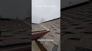 Gutter endcap Tip gutters rain diy gutterrepair homerepair construction diygutters shorts [upl. by Mira688]