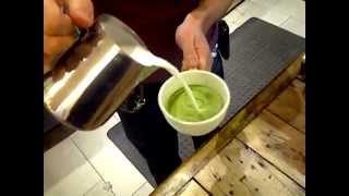 How to Make Matcha Latte Art Like a Pro [upl. by Elkcim384]