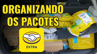 COMO ORGANIZAR OS PACOTES NO CARRO PARA ENTREGAS NO ENVIOS EXTRA DO MERCADO LIVRE [upl. by Sparky]