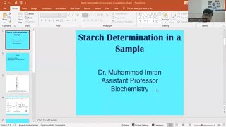 Starch Determination in a Sample [upl. by Filbert408]