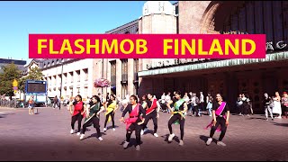 Indian Flashmob in foreign Countries  Indian Flashmob in Finland Helsinki l Bollywood flashmob l [upl. by Ikceb]