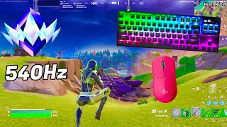 SteelSeries Apex Pro TKL ASMR 😴 Solo Gameplay 🏆 Satisfying Keyboard Fortnite 360 FPS 4K [upl. by Enimisaj]