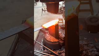 Forging Fire Steel trending handmade swordmaking shortvideo sword makingsword blade knife [upl. by Stevy175]