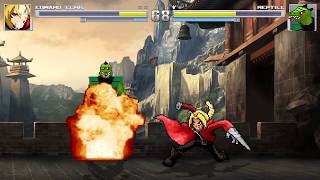 MUGEN Edward Elric Vs Reptile Deadly Alliance [upl. by Yrgoerg]