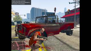 GTA 5 LSPD Vs Trevor 720p Vespucci Canals Vespucci Los Santos [upl. by Otir642]