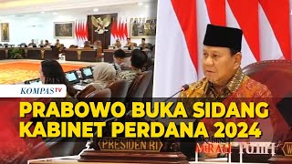 FULL Arahan Presiden Prabowo di Sidang Perdana Kabinet Merah Putih 2024 ke MenteriKepala Badan [upl. by Francoise744]