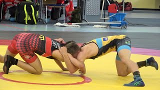 Wrestling  Ringen BrandenburgCup 2024 Freestyle Jugend A U17 55 kg Zahainov  Schweng [upl. by Johna]