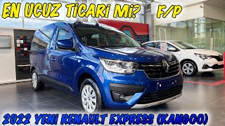 YENİ 2022 RENAULT EXPRESS TÜRKİYEDE  VW CADDY RIFTERDAN İYİ Mİ  FİYAT LİSTESİ VE İNCELEMESİ [upl. by Jem899]