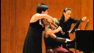 Yura Lee violin  Bartok Sonata No1 Sz75 1 of 3 [upl. by Hintze]