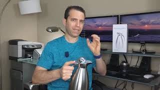 Gabbay 68 Oz Stainless Steel Vacuum Insulated Carafe Review [upl. by Utham]