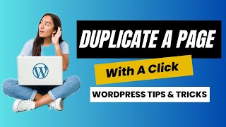 How to Duplicate a Page in WordPress With a Click  WordPress Tips amp Tricks [upl. by Ladew729]