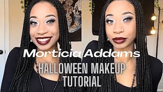 Morticia Addams Halloween Makeup Tutorial ♡ [upl. by Brandais]