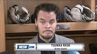 Tuukka Rask Addresses Media Following Game 4 Loss [upl. by Liu67]