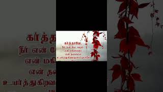 Thagapane thanthaiye  தகப்பனே தந்தையே  Tamil Christian song fatherberchmanssong cover [upl. by Nahgeem456]