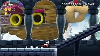 New Super Mario Bros U Walkthrough  Part 6  World 6 RockCandy Mines [upl. by Aleb]