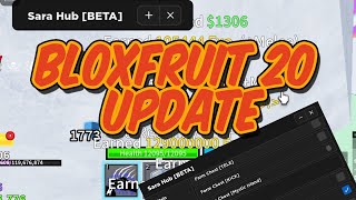 NEW BLOXFRUIT UPDATE 20 SCRIPT AUTOFARM MOBS AUTOFARM CHEST [upl. by Shayla]