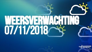 Weersverwachting 07112018  herfstachtig weekend voor de boeg NWBNLX [upl. by Artap104]