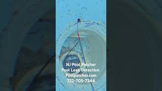 Pool Patcher  A leak detected in a spas main drain poolleak leakdetection newjersey pool [upl. by Toback541]