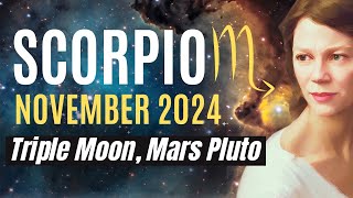 Momentum and Shifts in Home and Career 🔆 SCORPIO NOVEMBER 2024 HOROSCOPE [upl. by Gracye103]