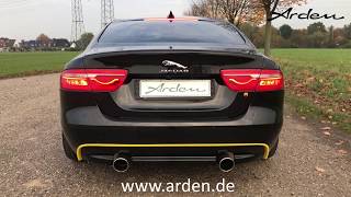 ARDEN AUTOMOBILBAU Arden AJ 24  Exhaust System for Jaguar XE [upl. by Maxfield711]