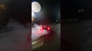 350z DOES BURNOUT ACROSS ENTIRE TRACK IN THE RAIN [upl. by Hsaniva81]