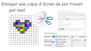 Envoyer une capture décran de son travail à son professeur [upl. by Florri]