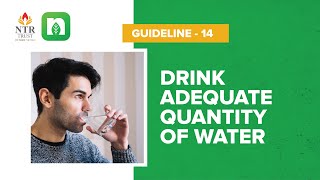 ICMRNIN Dietary Guideline 14 Drink an adequate quantity of water [upl. by Kirsch]