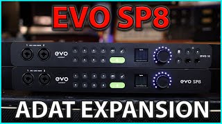 EVO SP8  The new ADAT Expansion from AudientEVO [upl. by Xonnel]