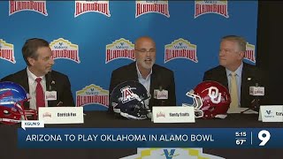 Arizona Wildcats take on Oklahoma Sooners in 31st Annual Valero Alamo Bowl [upl. by Kimber]