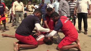 Tsunami Mock Drill Conducted At Palolem Beach Canacona [upl. by Klemperer304]