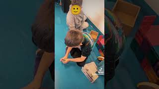 These kiddos loved building with their new Connetix Tiles connetix connetixtiles tryazon [upl. by Juno]