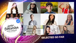 Junior Eurovision 2020 Selected So Far 16 October [upl. by Odnavres]