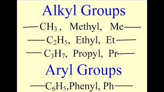 What are Alkyl and Aryl GroupsAlkyl and Aryl groups formation and naming in Organic Chemistry [upl. by Elliott]