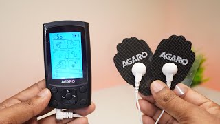 AGARO Dual Channel TENS Massager Unboxing and Review [upl. by Calley]