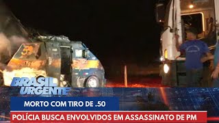 Polícia visa identificar bandidos que explodiram carroforte  Brasil Urgente [upl. by Nowtna]