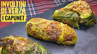 Ricetta Involtini di Verza  I Capunet piemontesi [upl. by Oznole]