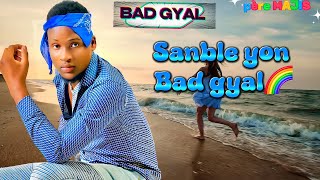 BAD GYAL PèreMajis amp AuthentiqueTracka ​⁠ version lyrics PRO [upl. by Heyman]