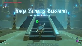 Zelda Breath of the Wild  Raqa Zunzo Shrine  Wasteland Tower Region [upl. by Fayette]