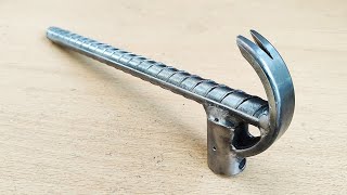 inventions and very practical work crafts of welders  Homemade iron hammer [upl. by Baum]