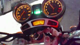 esquentando o motor da yamaha fazer 250 cc [upl. by Annaek]