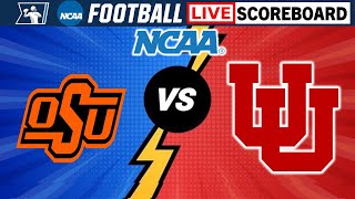 Oklahoma State Cowboys vs Utah Utes  NCAA Football Live Scoreboard [upl. by Zere571]