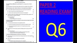 Question 6  EDUQAS paper 2 reading exam GCSE English Language [upl. by Tomlin]