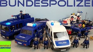 Playmobil Bundespolizei komplett alle Sets seratus1 unboxing [upl. by Bourke897]