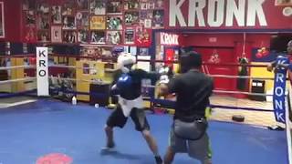 SPARRING WAR POTAPOV VS SMITH AT KRONK GYM [upl. by Nea]