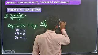 CHEMISTRY 12TH CYANIDES NITRILES [upl. by Teillo]