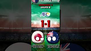 JAPÓN vs AUSTRALIA  JORNADA 4 Eliminatorias AFC countryballs [upl. by Einhapets]