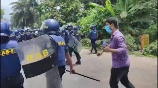 বরিশাল বিশ্ববিদ্যালয়ে পুলিশের আত্মসমর্পণ । [upl. by Melitta]