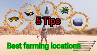 5 tips conan exiles age of war chapter 3 Best farming locations [upl. by Aneek]