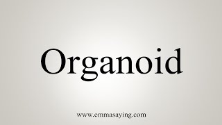 How To Say Organoid [upl. by Ymassej]