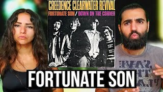 We react to Creedence Clearwater Revival  Fortunate Son Official Music Video [upl. by Nadaha]